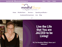 Tablet Screenshot of mindfulchange.com